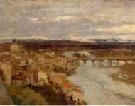 Lebourg Albert Marie View of Pont-du-Chateau  - Hermitage